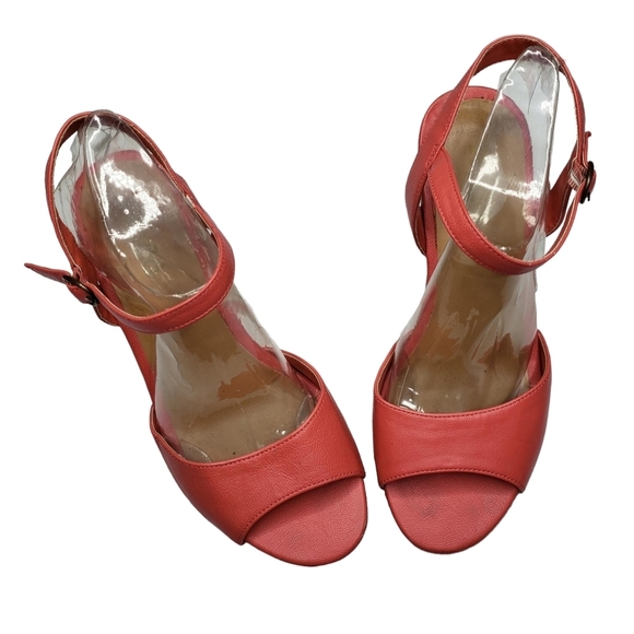 Mudd | Bailey Coral Open Toe Bohemian Beach Woven Espadrille Wedges Women's 8.5 - Picture 6 of 11